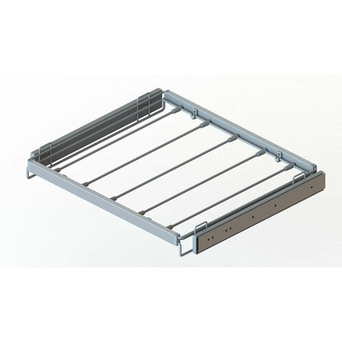 Выдвижная вешалка для брюк JET FITLINE 1605 в модуль шириной 450-590 мм с телескопической рамой полного выдвижения черная 5500₽