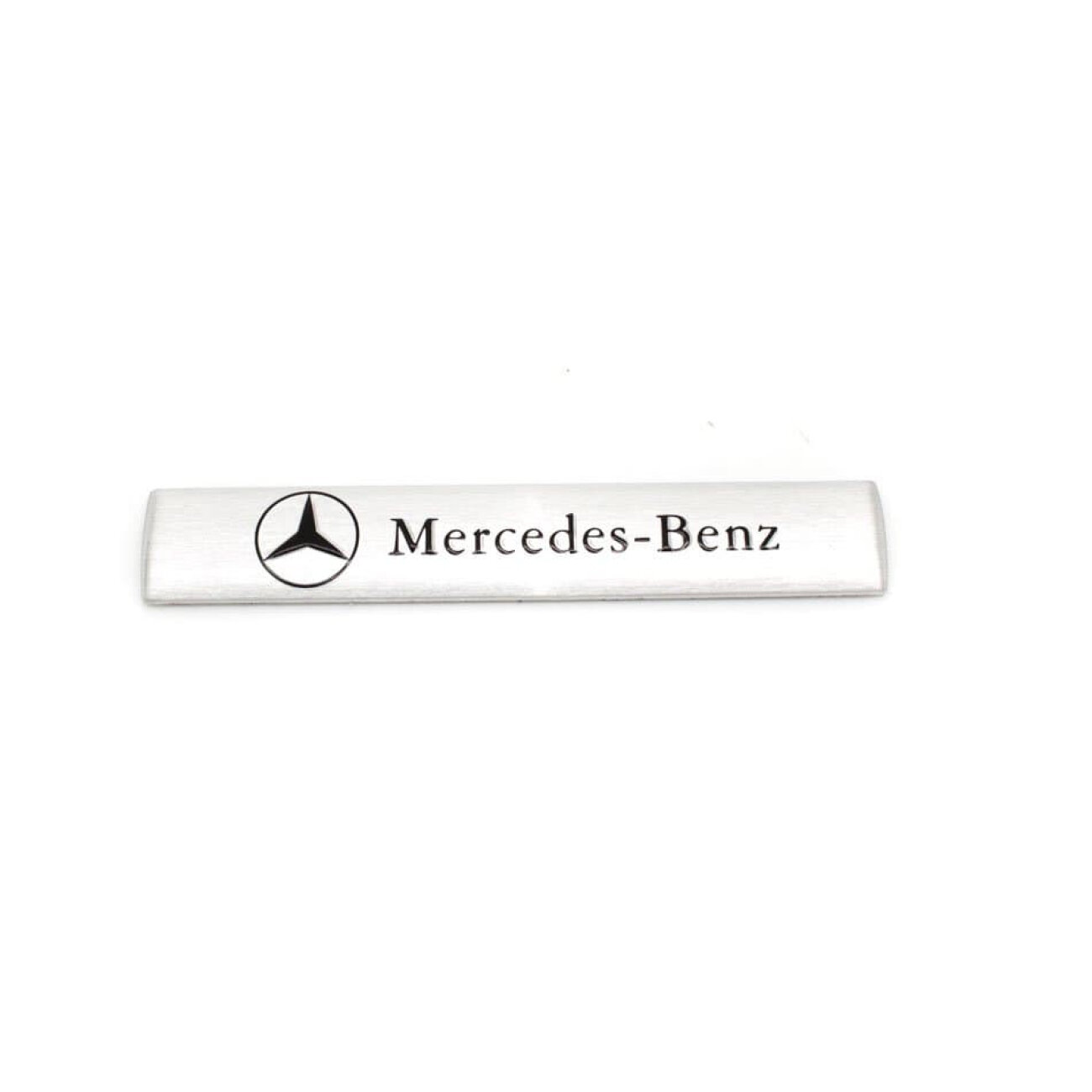 Табличка Mercedes серебристая