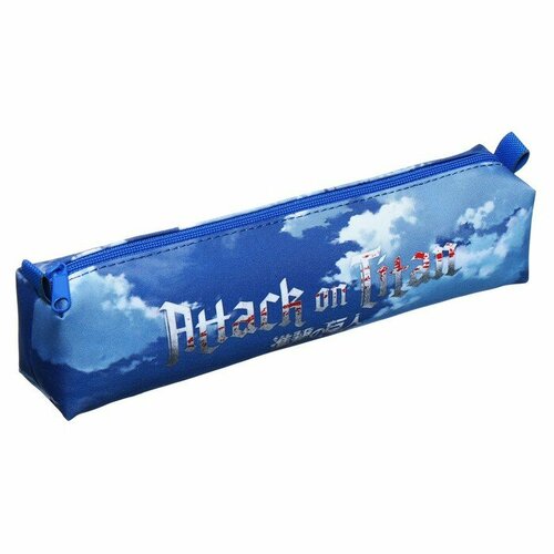 Attack on Titan Пенал мягкий,1 отделение, квадро, 45 х 210 мм, Hatber 