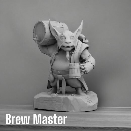 Модель Mini Brew Master, дота, мини брю мастер