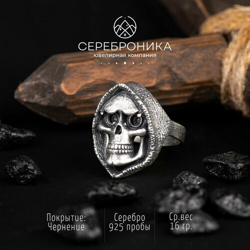 Печатка, серебро, 925 проба, размер 21, серебряный