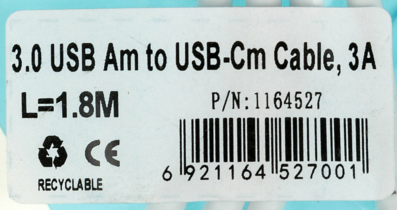 Кабель BURO USB 3.0 A(m), USB Type-C (m), 1.8м, белый [bhp usb-tpc-1.8w] - фото №11