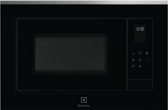 Встраиваемая микроволновая печь Electrolux LMS4253TMX, 25л, 8 программ, гриль, чёрная