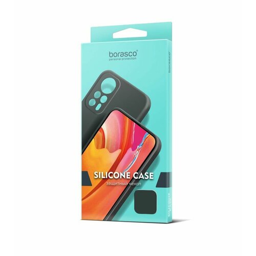 Чехол BoraSCO Silicone Case матовый для Samsung Galaxy S24+ черный