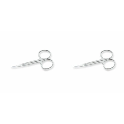 Ellis Cosmetic Ножницы маникюрные Ec Rn 022, изогнутые, 9 см, глянцевые, 2 шт.