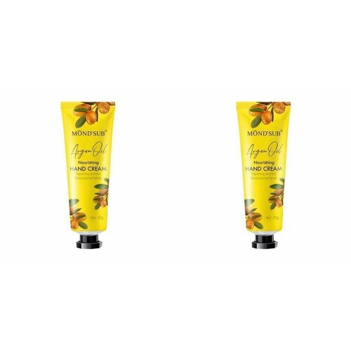 Mondsub Крем для рук С аргановым маслом питательный 30 г 2 штуки 403₽