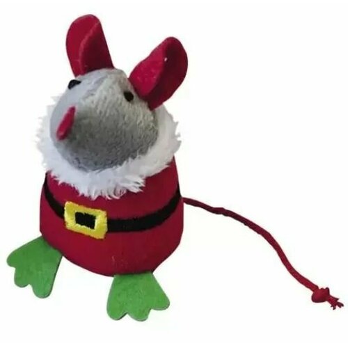 Nobby Мышка SANTA игрушка для кошек дисплей, 8,5 см