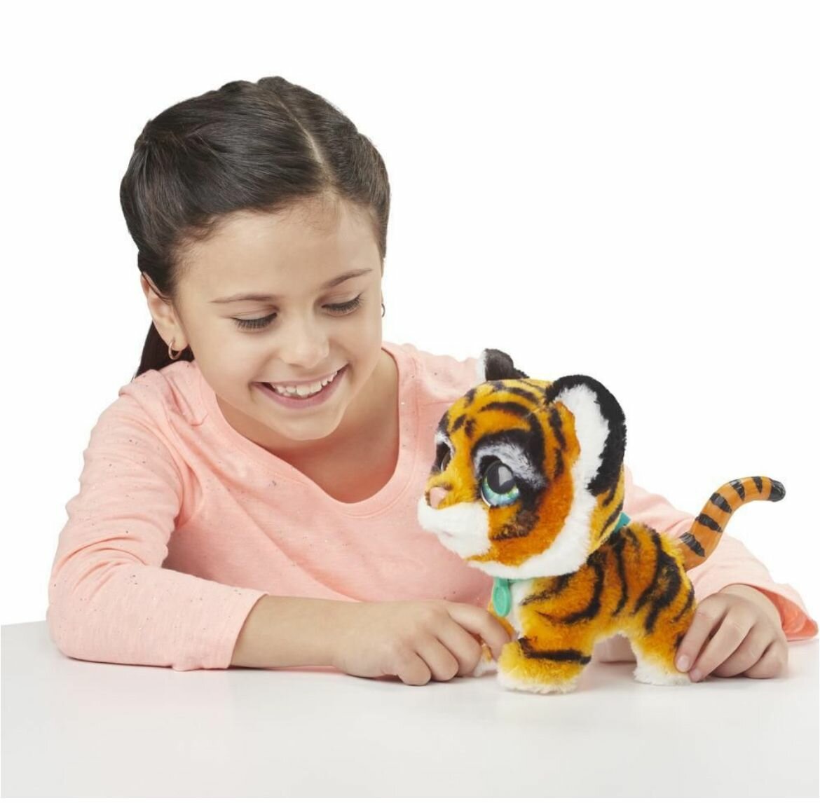 Интерактивная игрушка Hasbro FurReal Friends Большой Питомец Тигренок на поводке E5309 — фото 1