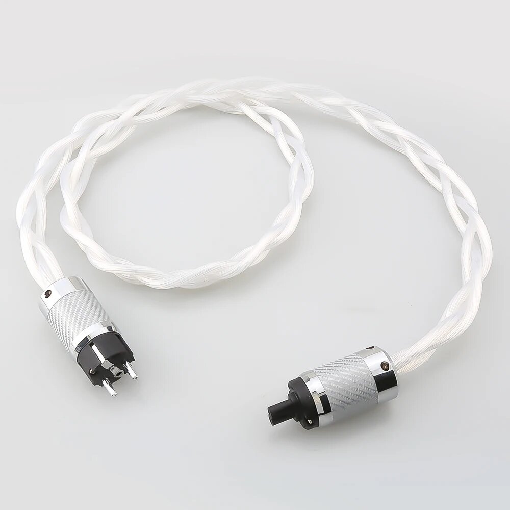 Аудиофильский удлинительный кабель audiocrast 5N OCC, EU plug figure 8, 0.5m — фото 1