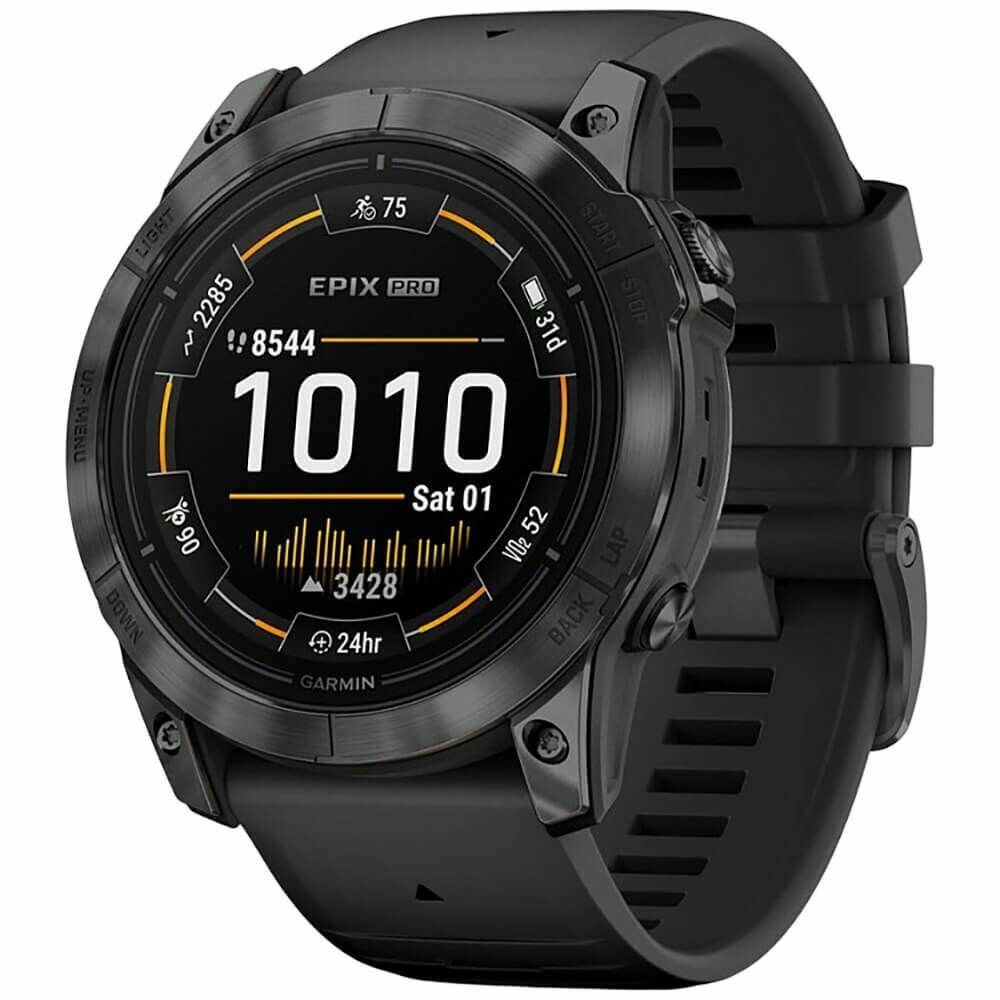 Смарт-часы Garmin Epix Pro (Gen 2), серый, 51 мм (010-02804-21)