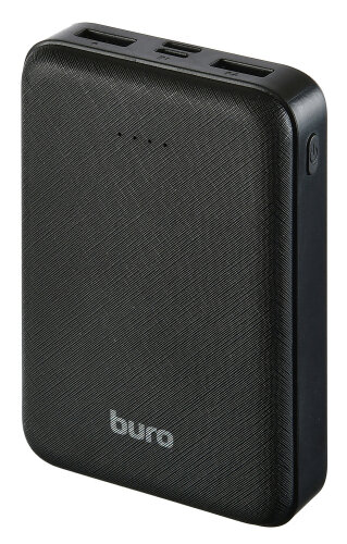 Внешний аккумулятор Buro T4-10000 10000mAh 10W 2A 2xUSB-A черный (T4-10000-BK)