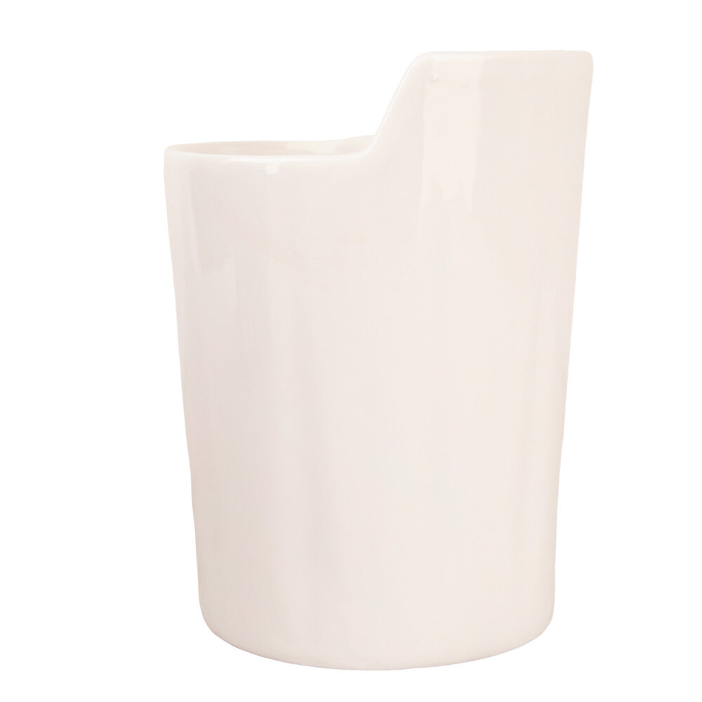 Подставка для кухонных принадлежностей Nouvelle "Naturel", фарфор, настольная, белая