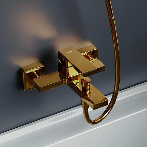 Изображение товара Смеситель для ванной и душа Damixa Gala золото, гарантия 10 лет, Дания