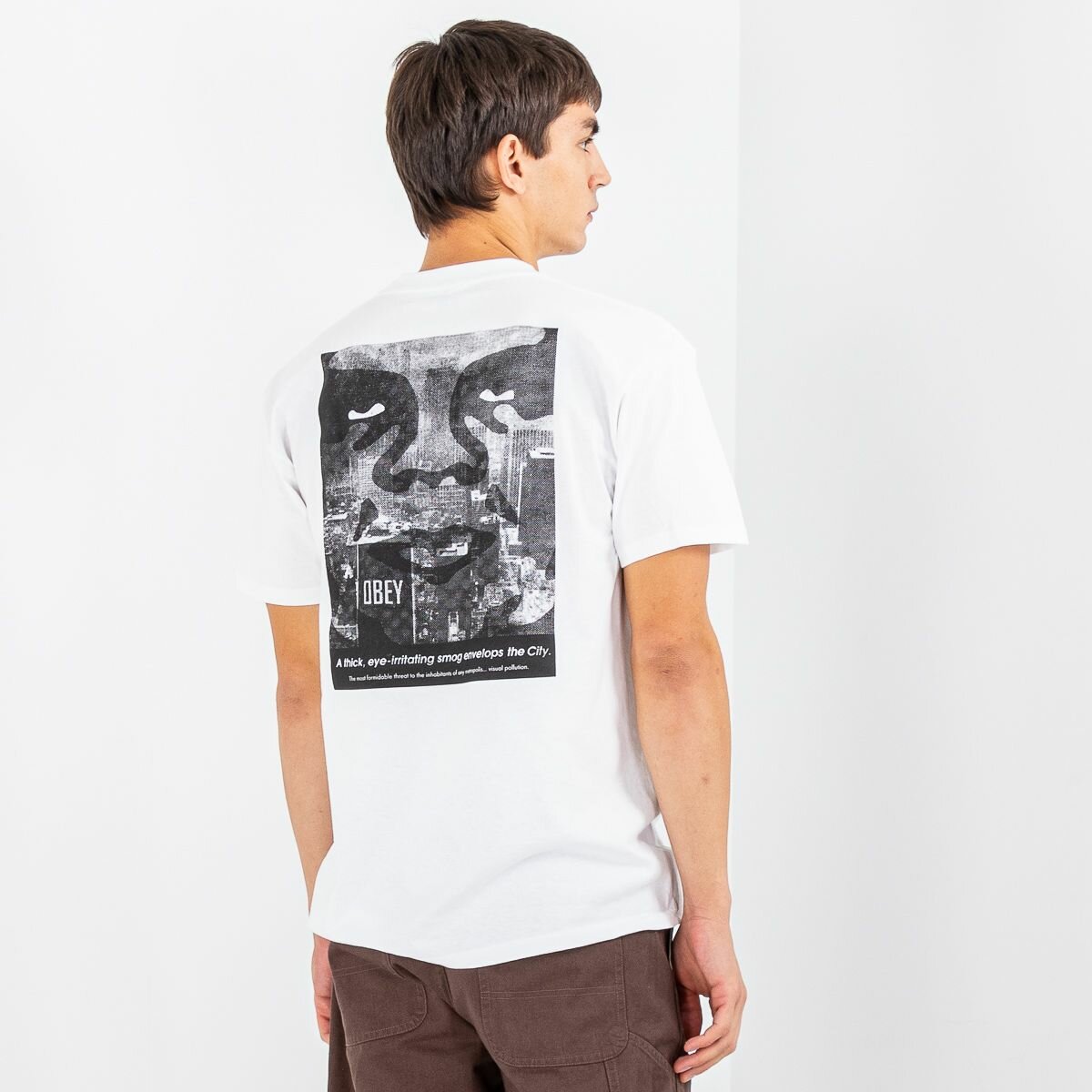 Футболка OBEY, размер M, white