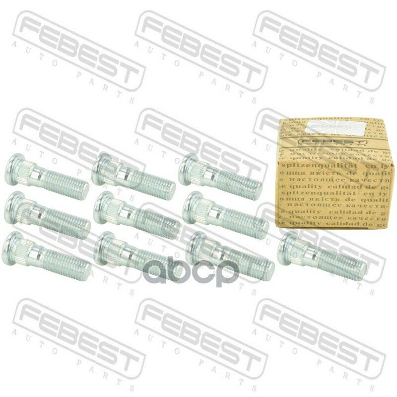 Шпилька Колесная Mitsubishi Pajero Ii-Iv 0484-002-Pcs10 Febest арт. 0484002pcs10
