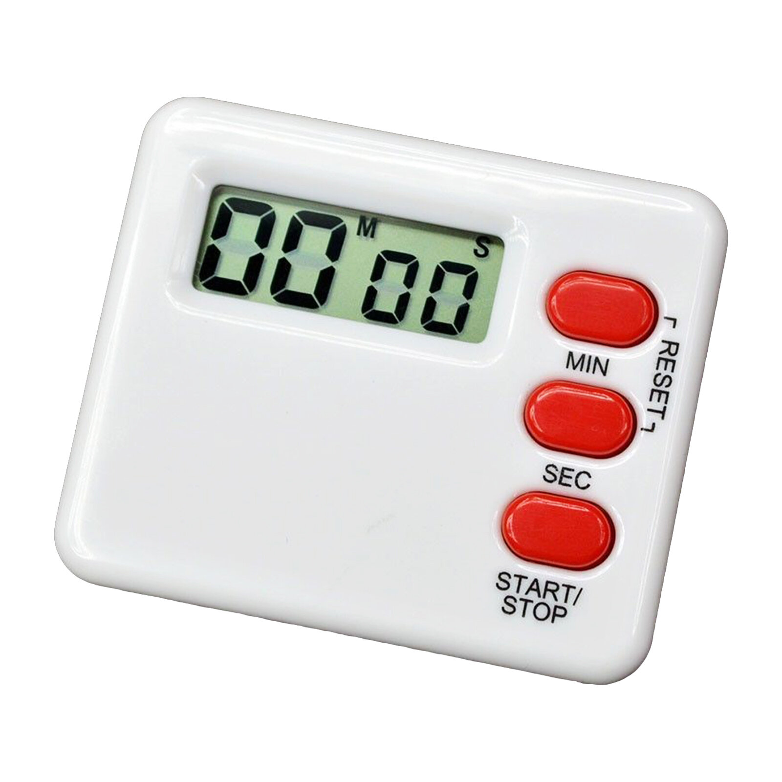 Digital Kitchen Timer Big LCD Screen Loud Alarm Minute Seconds- Count Up Countdown & Simple Operation for Homework Games