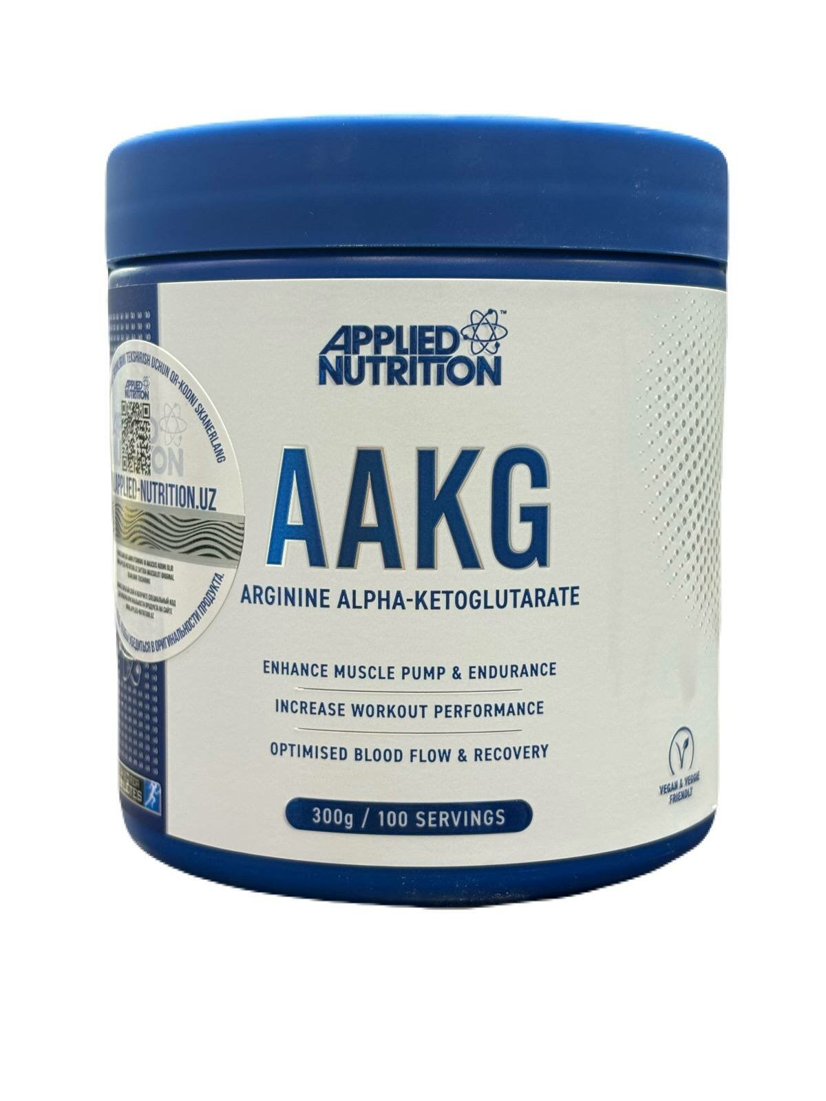 Аминокислота Applied Nutrition AAKG, без добавок, 300гр, 100порций