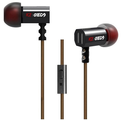 Наушники KZ ED9 черные без микрофона 149000₽