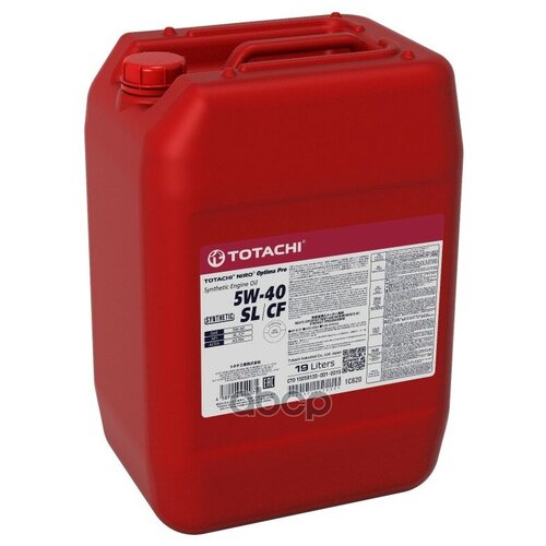 Моторное масло TOTACHI Niro Optima Pro Synthetic, 5W-40, 19л, синтетическое
