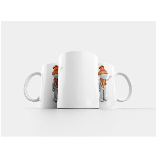 фото Кружка "зима, шапка, шарф" 320 мл lotsprints