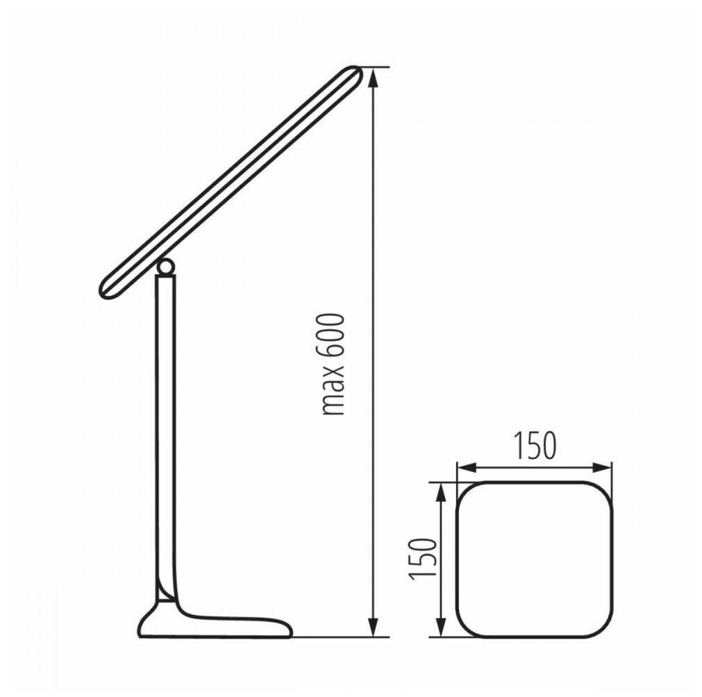 Светильник настольный для рабочего стола KANLUX DOSAN II LED W - фотография № 2