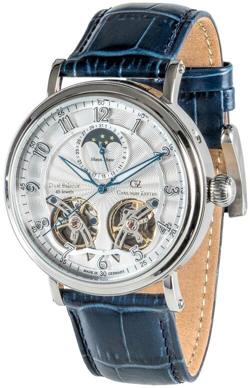 Наручные часы Carl von Zeyten Casual CVZ0054SLS, серебряный, мультиколор