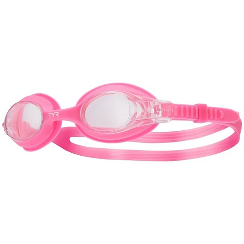 фото Очки для плавания детские tyr swimple (3-10 лет), цвет 152 (clear/pink)