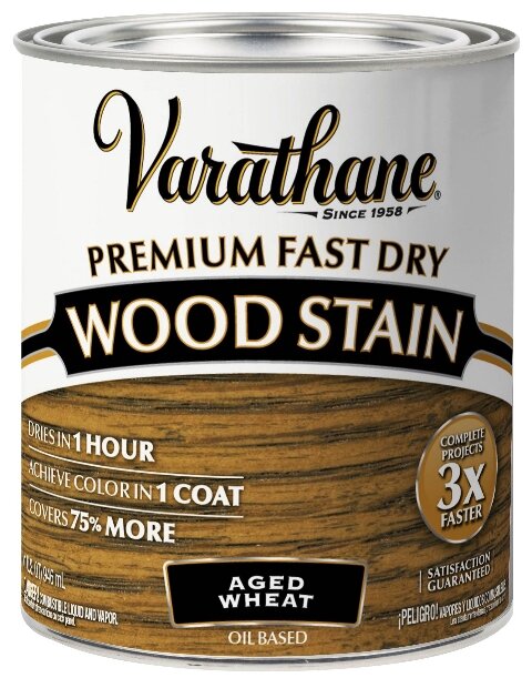 Морилка - Масло Для Дерева Varathane Premium Fast Dry Wood Stain цвет спелая пшеница 0,946 л