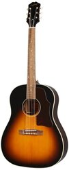 EPIPHONE J-45 Aged Vintage Sunburst электроакустическая гитара, цвет санбёрст