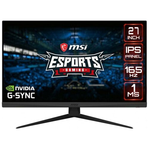 MSI Optix G273 27 1920x1080 матовыйIPSFlat2xHDMI1xDP165Hz1msBlack45kg 3207000₽
