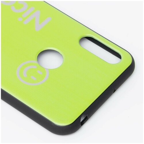 фото Чехол-накладка sc201 для huawei y6 pro 2019 (зеленая) без бренда
