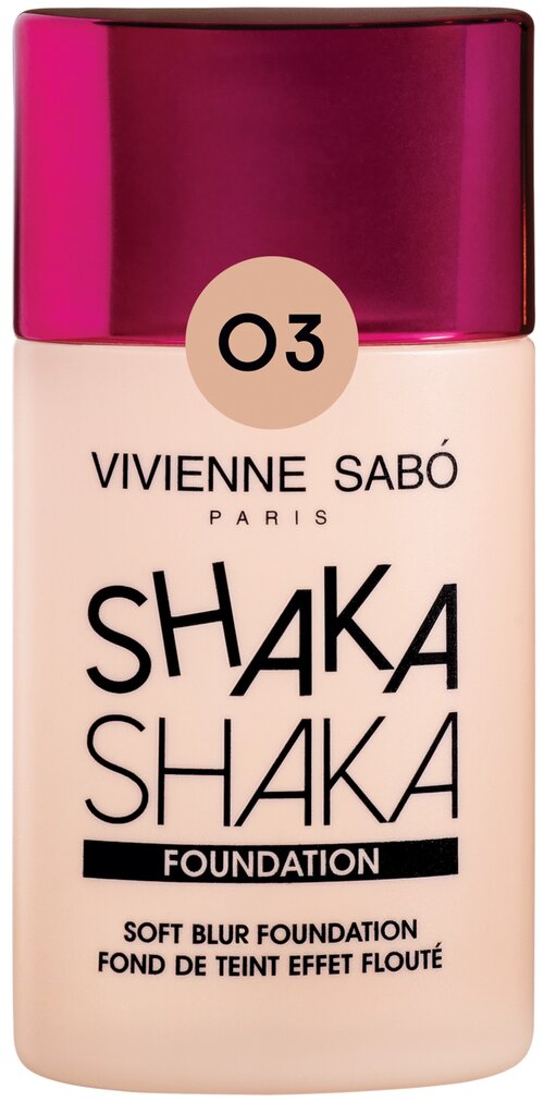 Vivienne Sabo Shaka Shaka, 25 мл/20.3 г, оттенок: 03 Золотисто-бежевый, 1 шт.