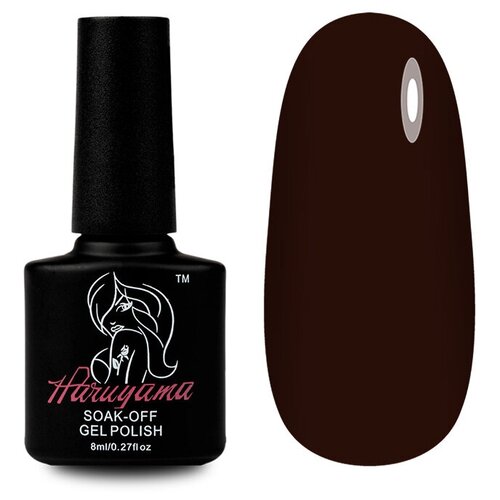 Haruyama, База Autumn base 52 8мл (пудрово-винный, без блесток и перламутра, полупрозрачный.)