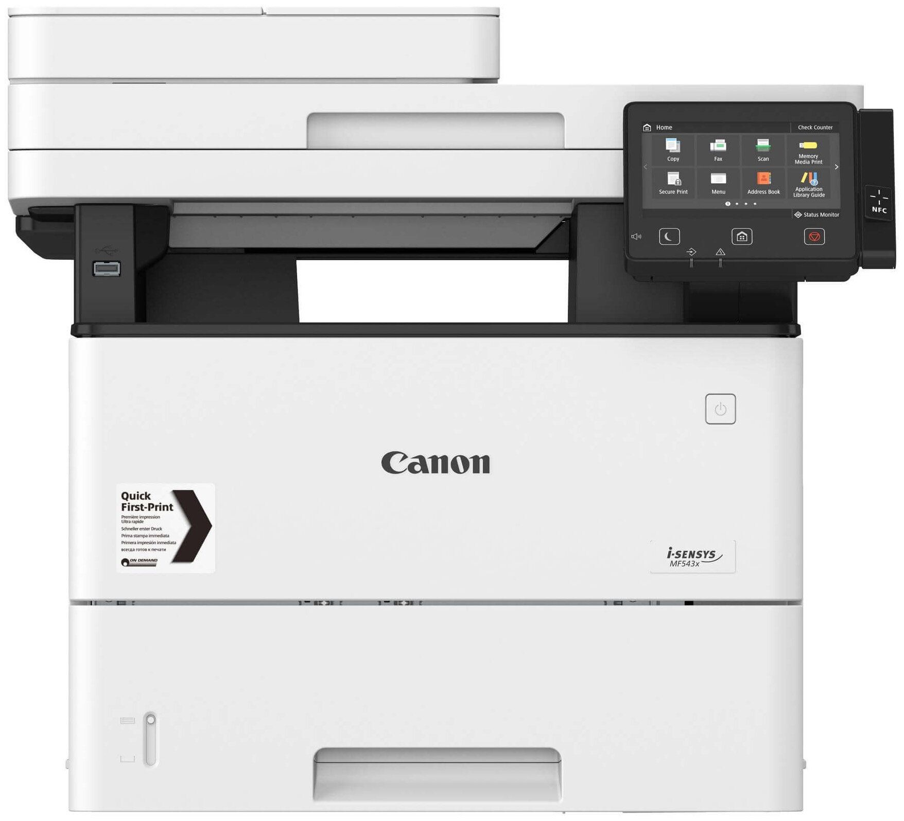 МФУ лазерное Canon i-SENSYS MF543x чб A4 белыйчерный