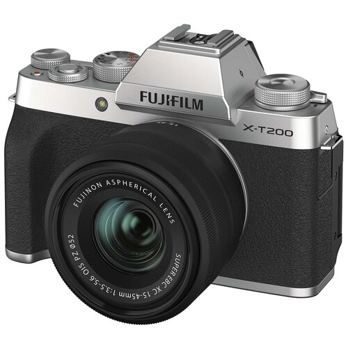 фото Фотоаппарат fujifilm x-t200 kit dark silver fujinon xc 15-45mm 1:3.5-5.6 ois pz