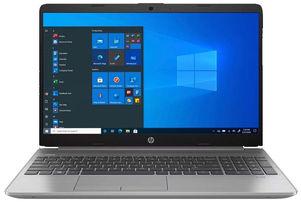 Ноутбук HP 255 G8 45M87ES AMD Ryzen 7 5700U 1800MHz1561920x10808GB256GB SSDAMD Radeon GraphicsWi-FiBluetoothDOS