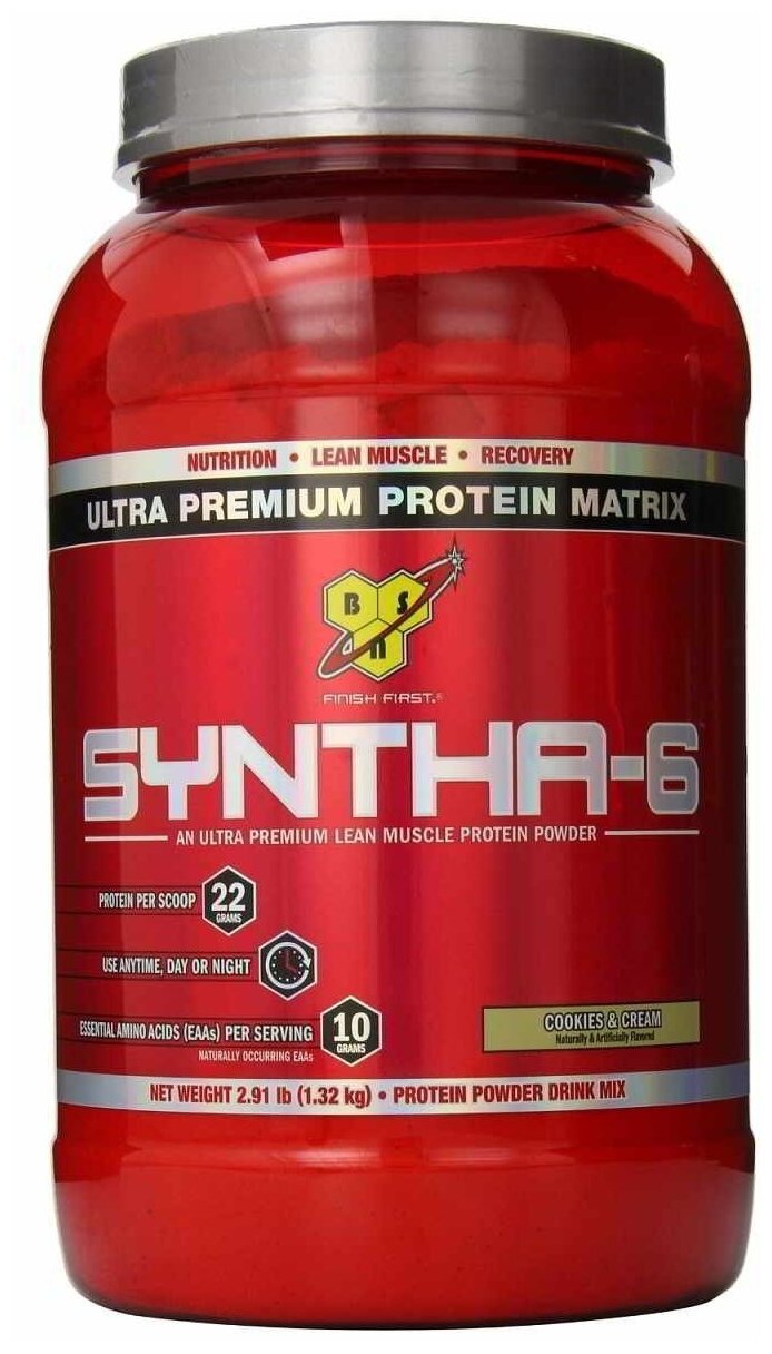 BSN Syntha-6 1320 гр. 2.91lb (BSN) Ванильное мороженое