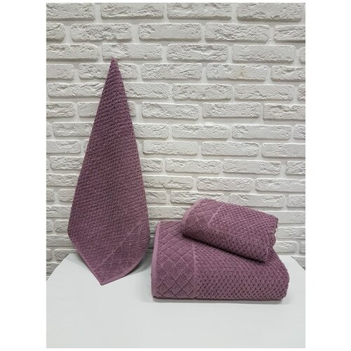 фото Ambiance полотенце brittani цвет: фиолетовый br20380 (70х140 см)