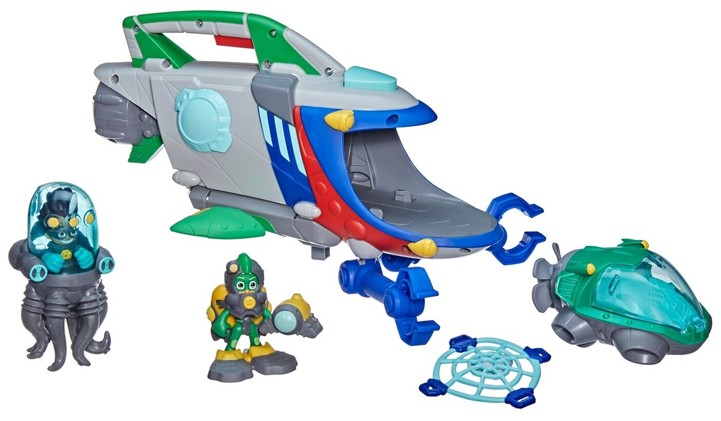 PJ masks Игровой набор "Большая субмарина героев в масках" - фото №1