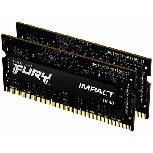 Комплект памяти DDR3 SODIMM 8Gb 2x4Gb 1866MHz Kingston KF318LS11IBK28 600900₽