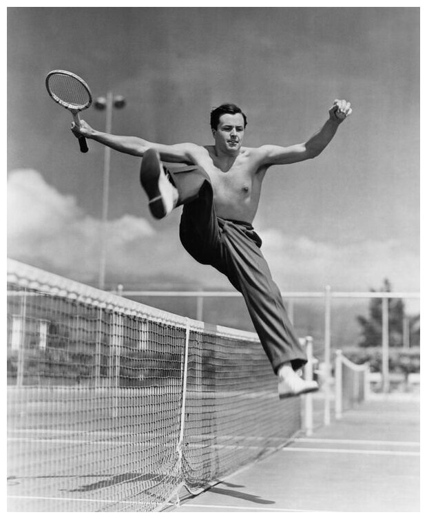 Постер на холсте Теннис (Tennis) №4 30см. x 37см.