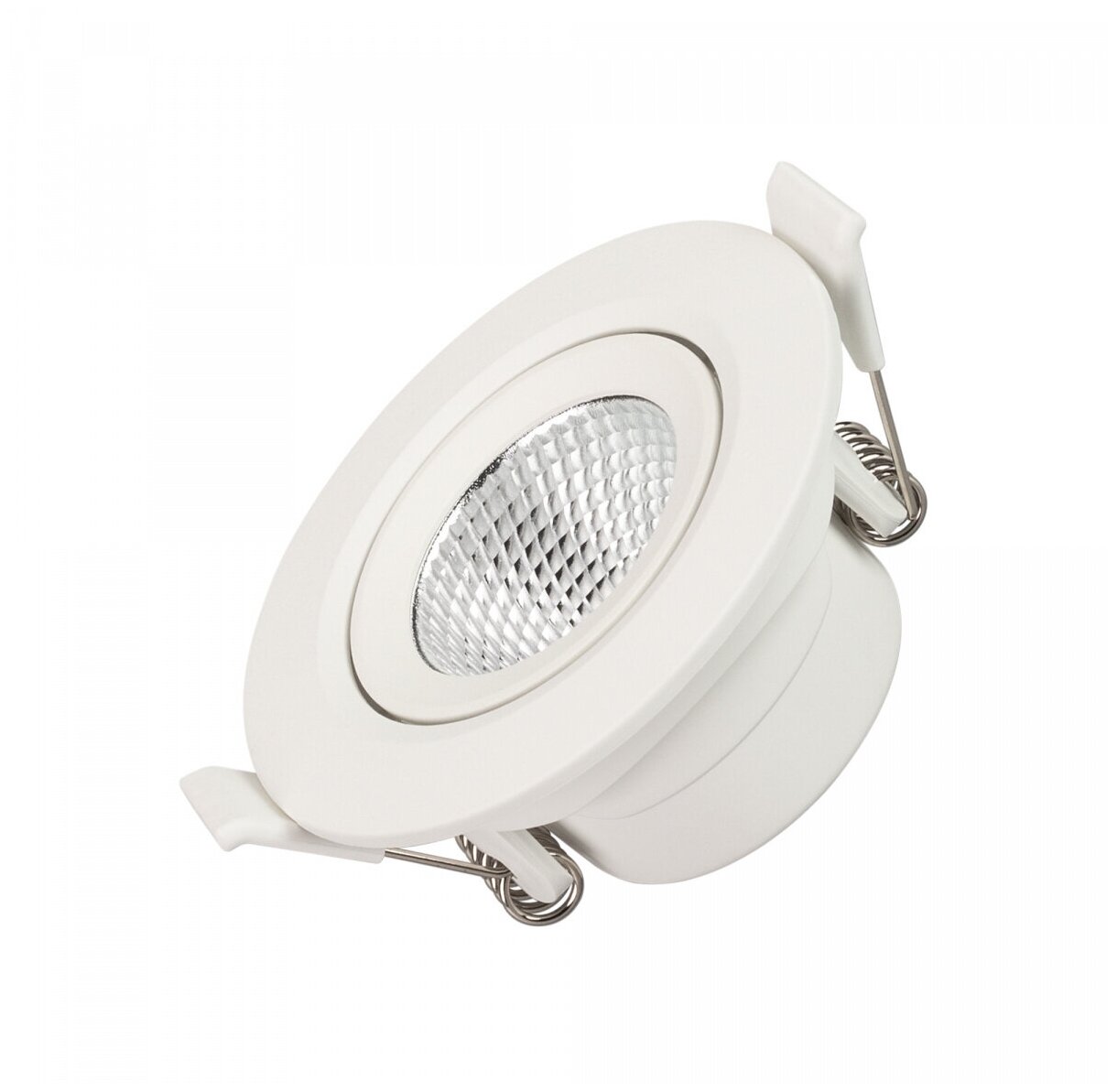 Встраиваемый светодиодный светильник Arlight LTD-Polar-Turn-R80-5W Warm3000 / - фото №1