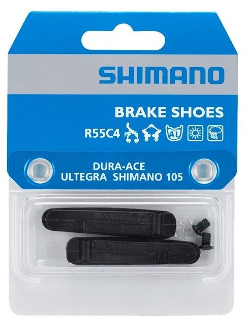 Вкладыш торм. кол. Shimano шоссейн R55C4 пара для DA Ultegra 105