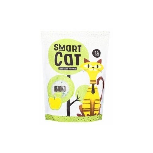 Smart Cat силикагелевый наполнитель с ароматом яблока