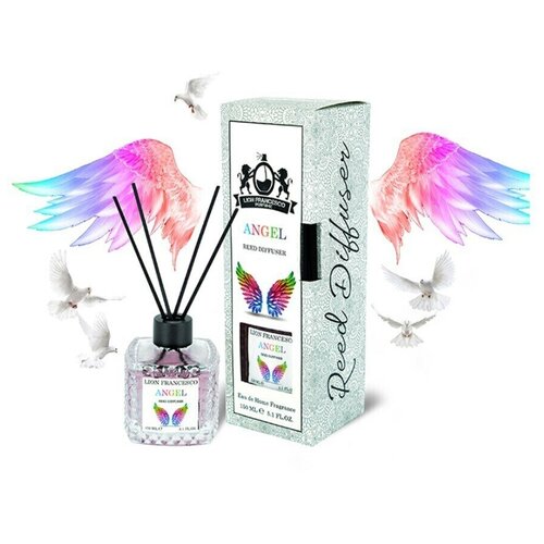 Аромадиффузор с палочками со стойким ароматом Lion Francesco Angel, 150 мл