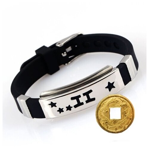 фото Браслет силиконовый знаки зодиака - близнецы elg