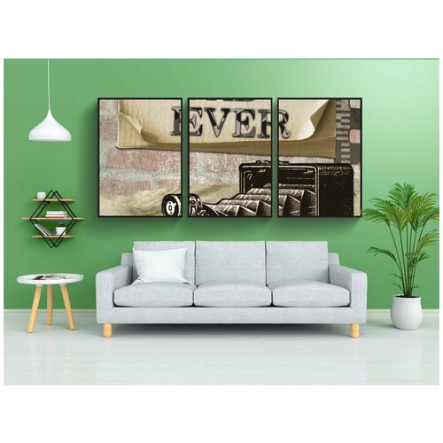 фото Набор модулных постеров для интерьера "лучший, папа, когда-либо" 60x90 см. в тубусе, без рамки lotsprints