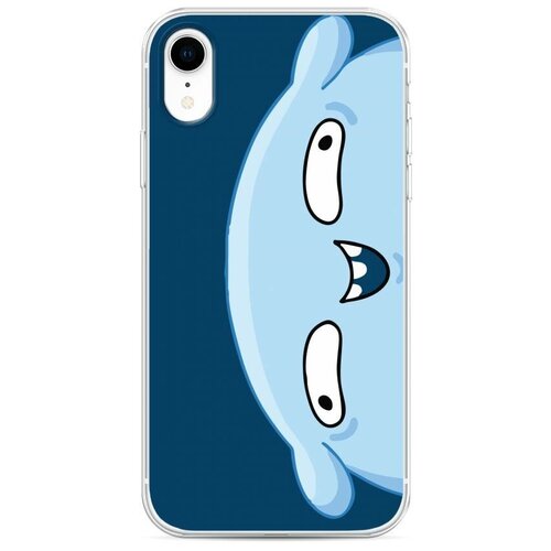 фото Силиконовый чехол "подушка синий фон" на apple iphone xr / айфон xr case place