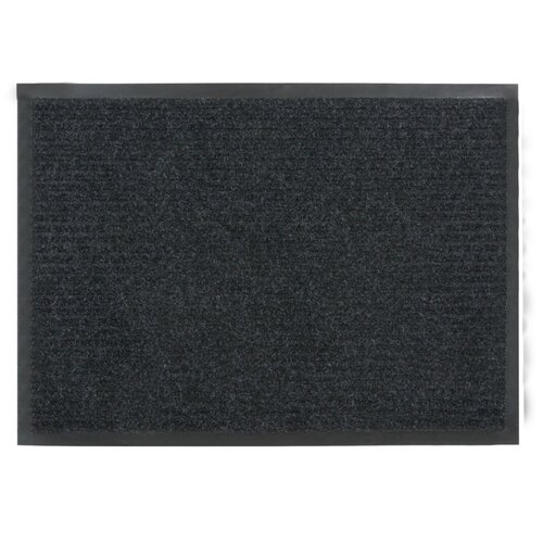 фото Коврик влаговпитывающий "ребристый" 60* 90 см (черный) (1/10) "sunstep" 35-053