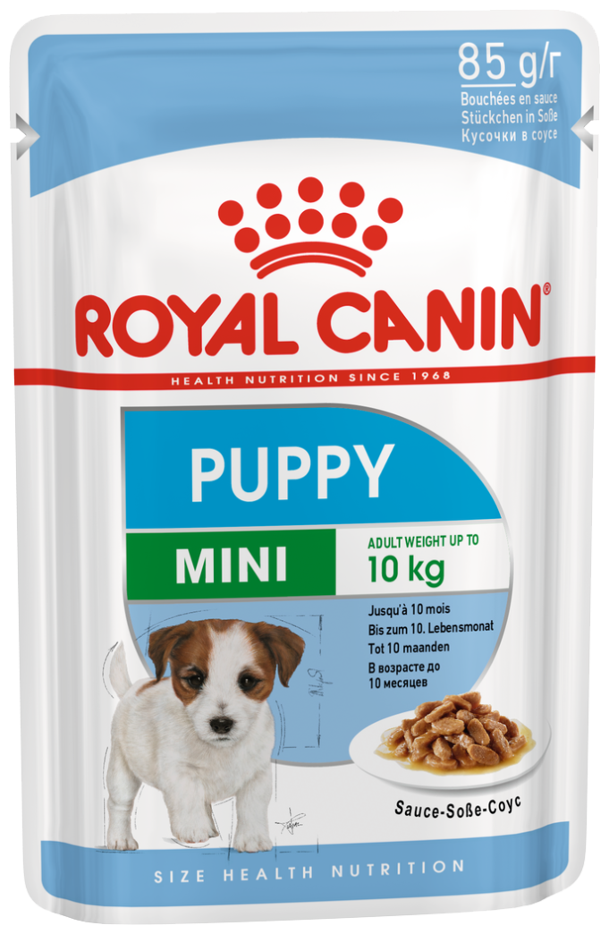 Влажный корм для щенков мелких пород Royal Canin при чувствительном пищеварении 12 шт. х 85 г